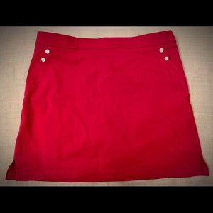 Red Mini Skort